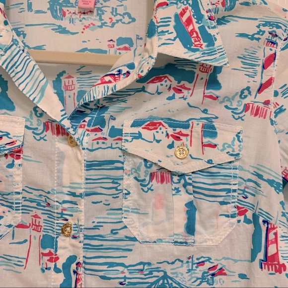 LILLY PULITZER button down shirt - Picture 2 of 4